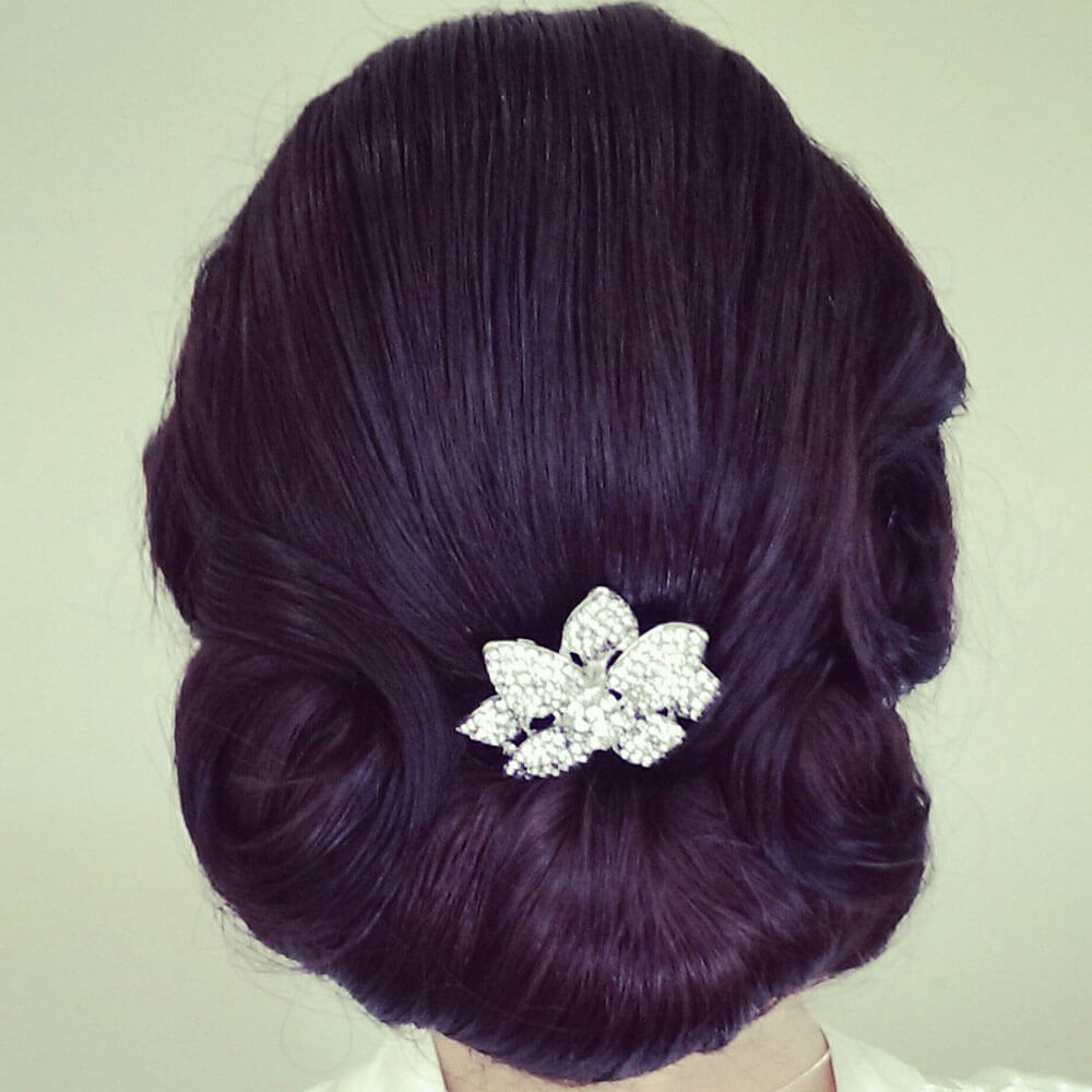 elegant wedding hairstyle