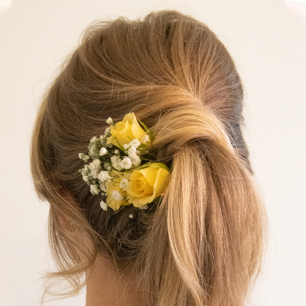 ponytail wedding hairstyle 